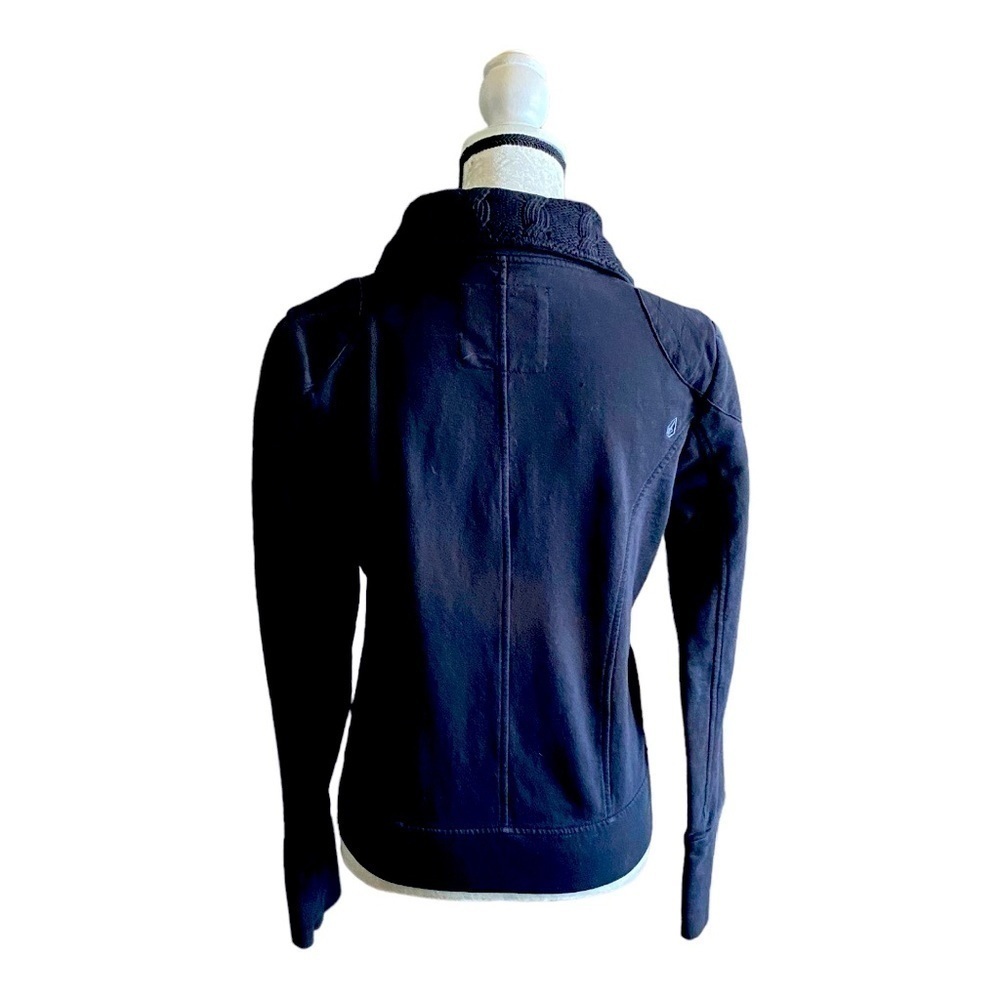 Volcom-Black Zip Front Jacket-Size Medium - image 4